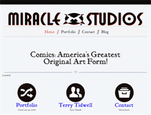 Tablet Screenshot of miraclestudios.com